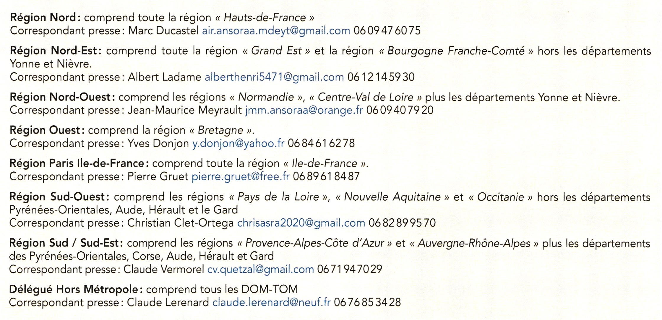 Carte correspondands 002