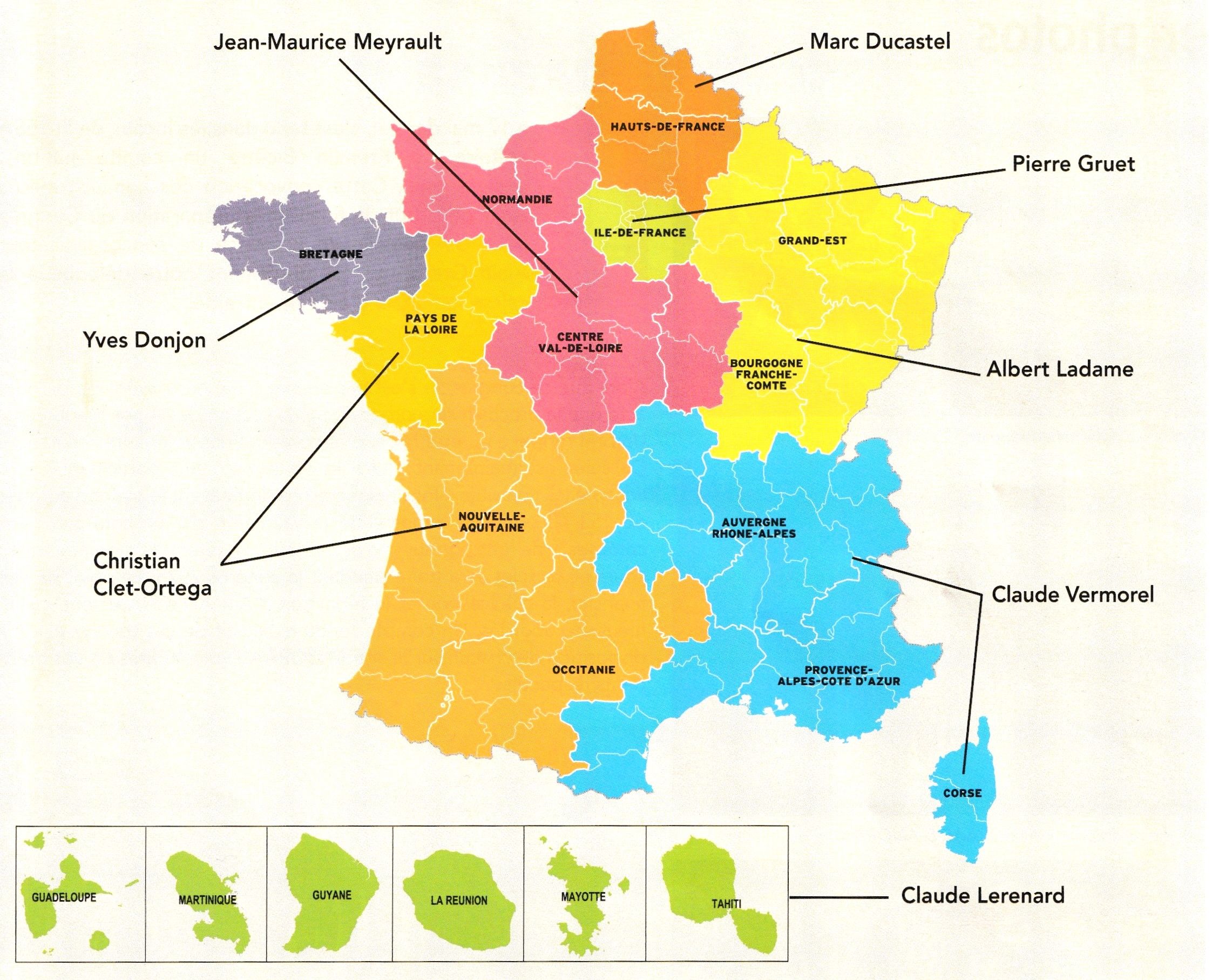 Carte correspondands 2025